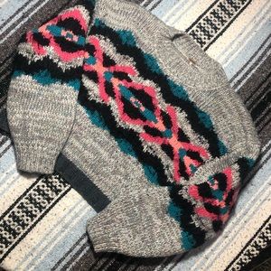 Free People Fair Isle Crop Sweater